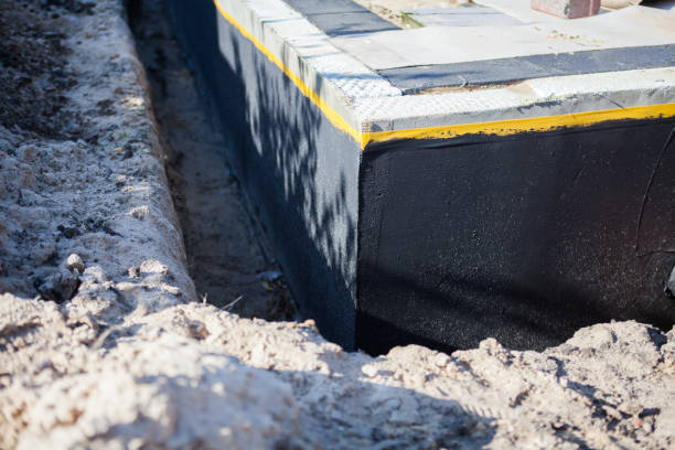 Crawl space vapor barrier installation in Hamden, OH